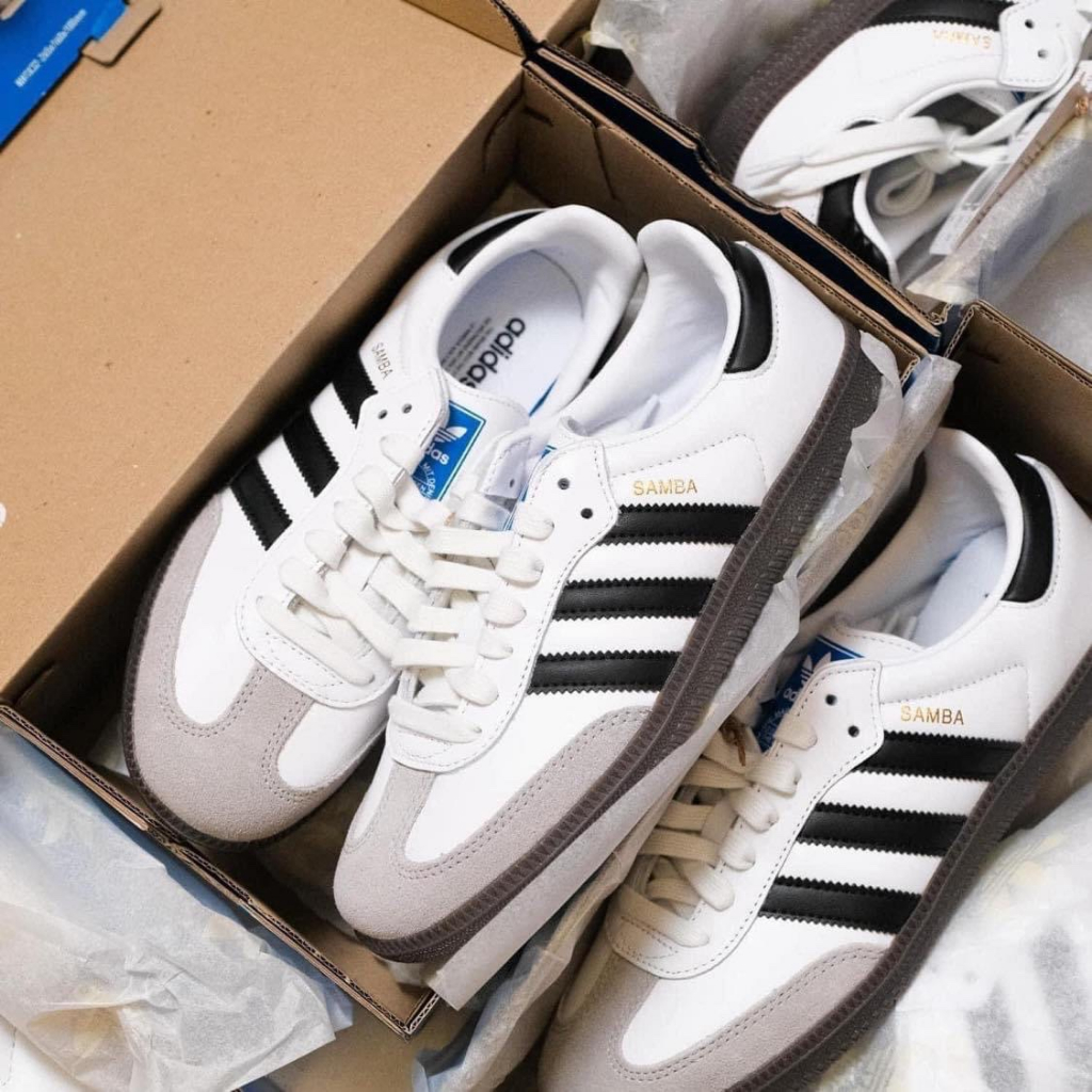 [ Full Box + Bill ]Giày Adidas Samba Classic White nam nữ, giày Samba bản cao cấp Trung Tặng kèm tất | BigBuy360 - bigbuy360.vn