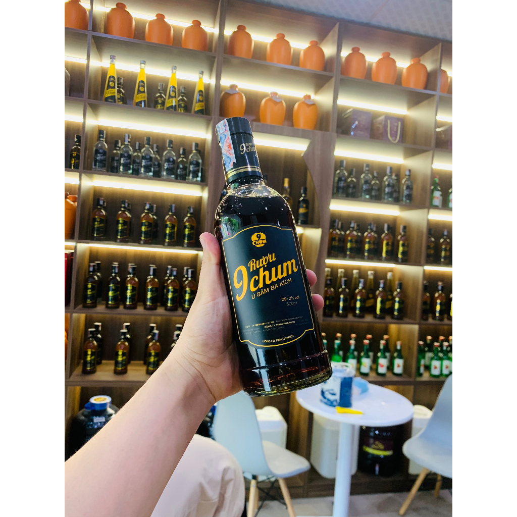 Rượu 9Chum Sâm Ba Kích Chai 500ML