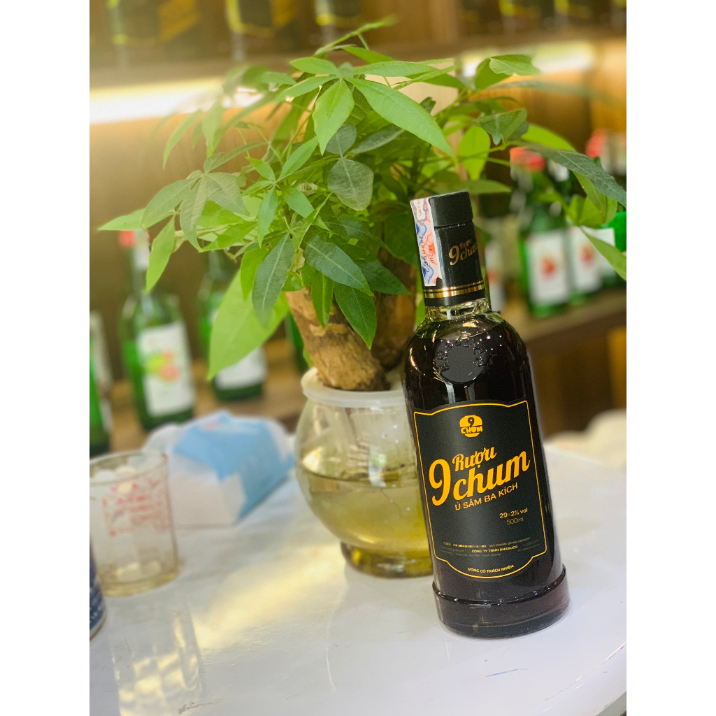 Rượu 9Chum Sâm Ba Kích Chai 500ML