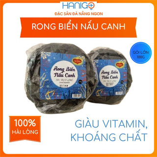 Rong Biển Khô Nguyên Chất- Rong biển sấy nấu canh- Rong biển khô Đà Nẵng Hanigo Food Ngon