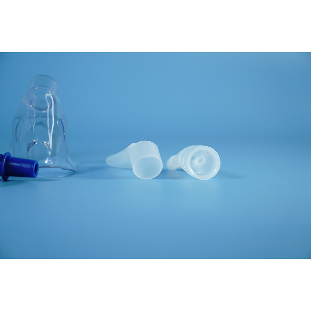 Bộ phụ kiện máy xông khí dung NEBPRO gồm Bầu xông + dây dẫn khí + 2 mặt nạ + dây đeo + ống ngậm + ống xông