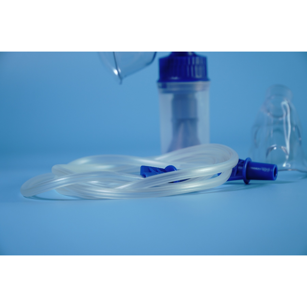 Bộ phụ kiện máy xông khí dung NEBPRO gồm Bầu xông + dây dẫn khí + 2 mặt nạ + dây đeo + ống ngậm + ống xông