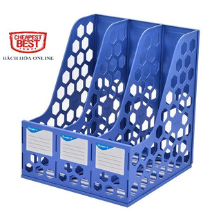 Giá đựng tài liệu,file lưu trữ giấy tờ 3 ngăn guangbo ms 9236, kệ đựng tài liệu hồ sơ văn phòng tiện lợi - decor bàn học