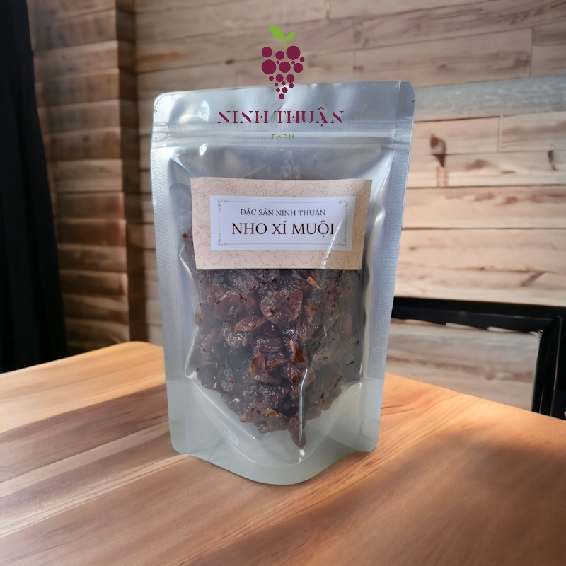 Nho Xí Muội Ninh Thuận túi zip ăn liền
