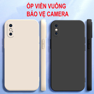 Ốp lưng iphone x/xs-iphone xr-iphone xs max cạnh vuông, viền vuông, tpu dẻo mền mịn siêu bền