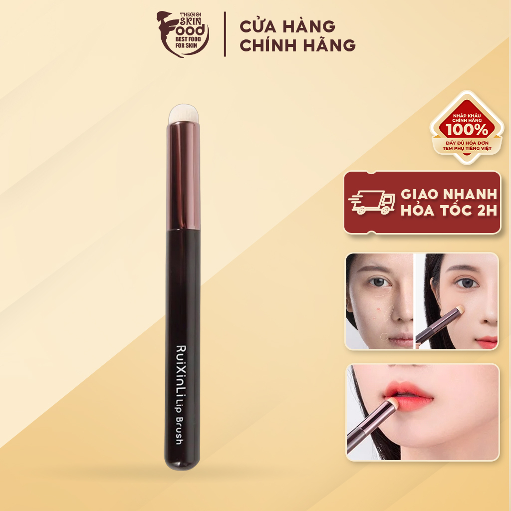 [NHẬP KHẨU] Cọ Tán Son Môi, Che Khuyết Điểm Tiện Lợi RuiXinLi Round Head Lip Brush - RXL011