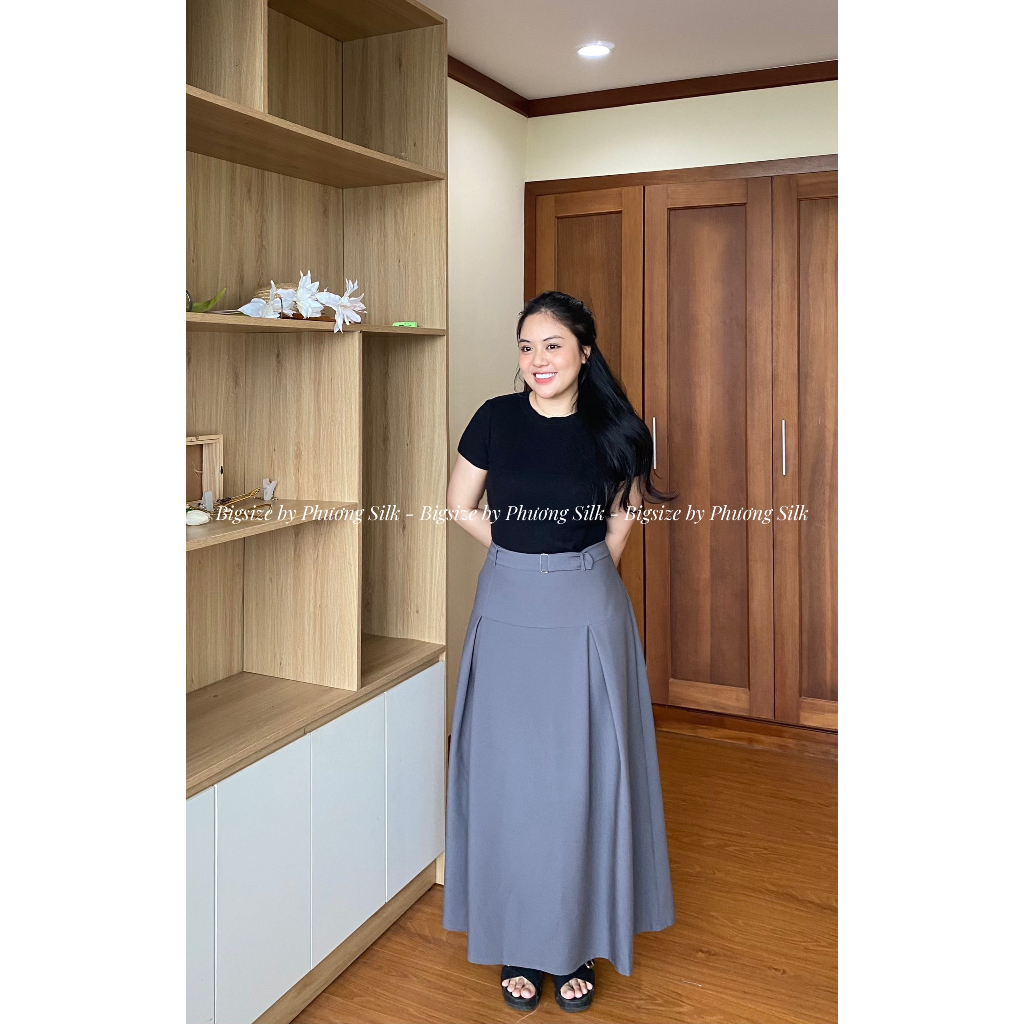 Chân váy dài tôn dáng thiết kế bigsize