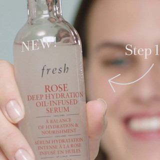 Serum dưỡng ẩm Fresh Rose Deep Hydration Face Serum