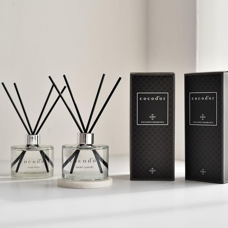 [ Best Seller] Tinh Dầu Tán Hương Thơm Phòng Phiên Bản Đen Đơn Giản, Sang Trọng Cocodor Reed Diffuser 120ml,200ml