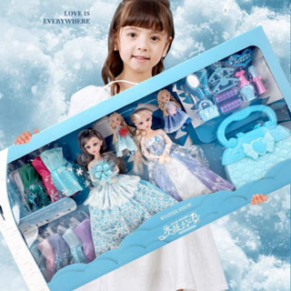  Bộ Đồ Chơi Búp Bê Elsa Size Lớn Bộ Trang Điểm Đa Dạng Cùng  Hơn 10 Mẫu Váy Quà Tặng Hot Cho Bé Gái-Đồ chơi búp bê 