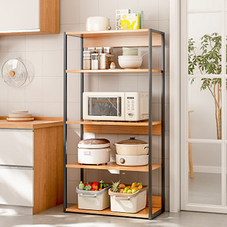 Combo Kệ lò vi sóng kệ gia vị Bobu đa tầng decor nhà bếp kiểu Hàn khung sắt chống gỉ IGA-GM05