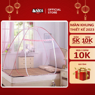 Màn chụp tự bung mùng chụp tự bung gấp gọn cao cấp đỉnh chóp 1m2 1m4 1m6 1m8 2m2 bền đẹp đủ size