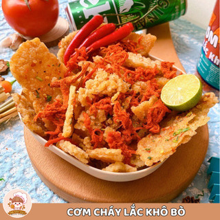 Cơm cháy lắc khô bò 500gr Ăn Vặt Vui