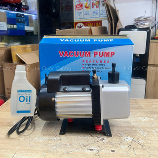 Máy hút chân không VACUUM PUMP 250W chống ồn kèm 1 chai dầu máy hút