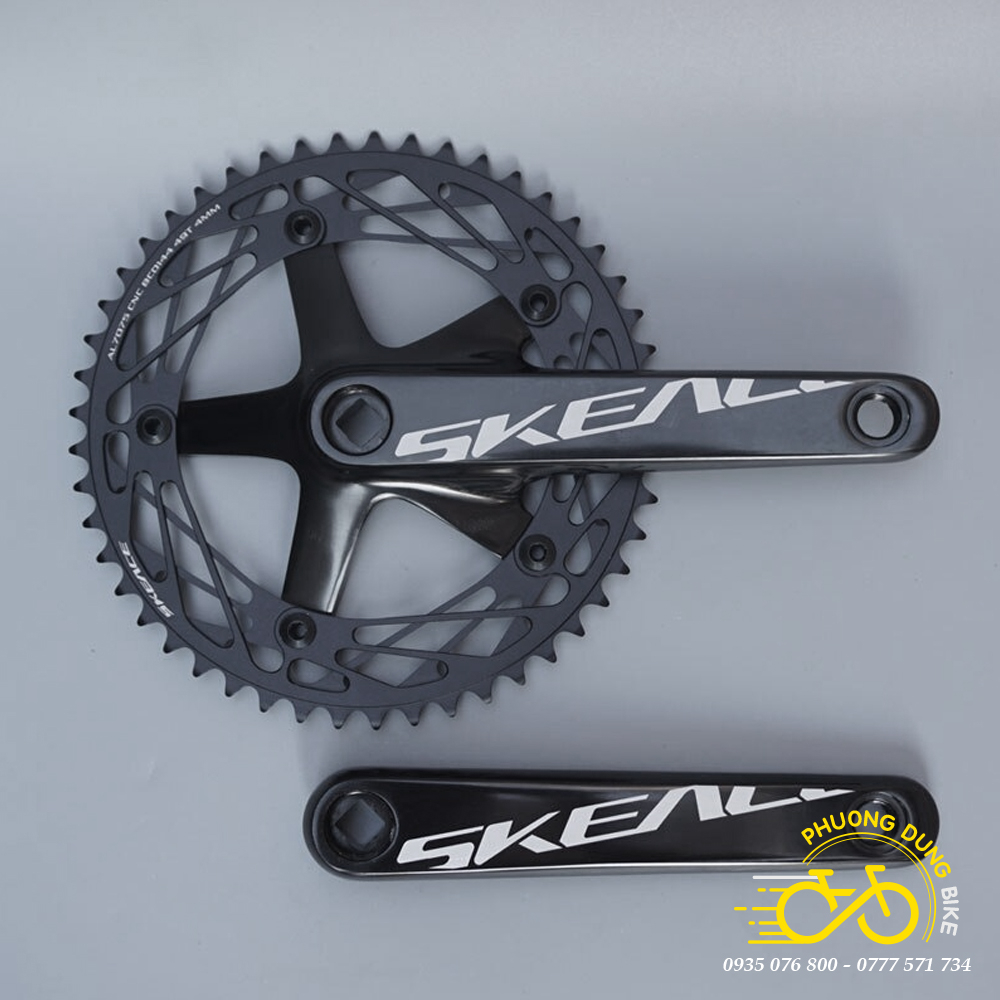 Đùi đĩa  xe đạp 1 tầng Fixed Gear SKEACE 144BCD 49T