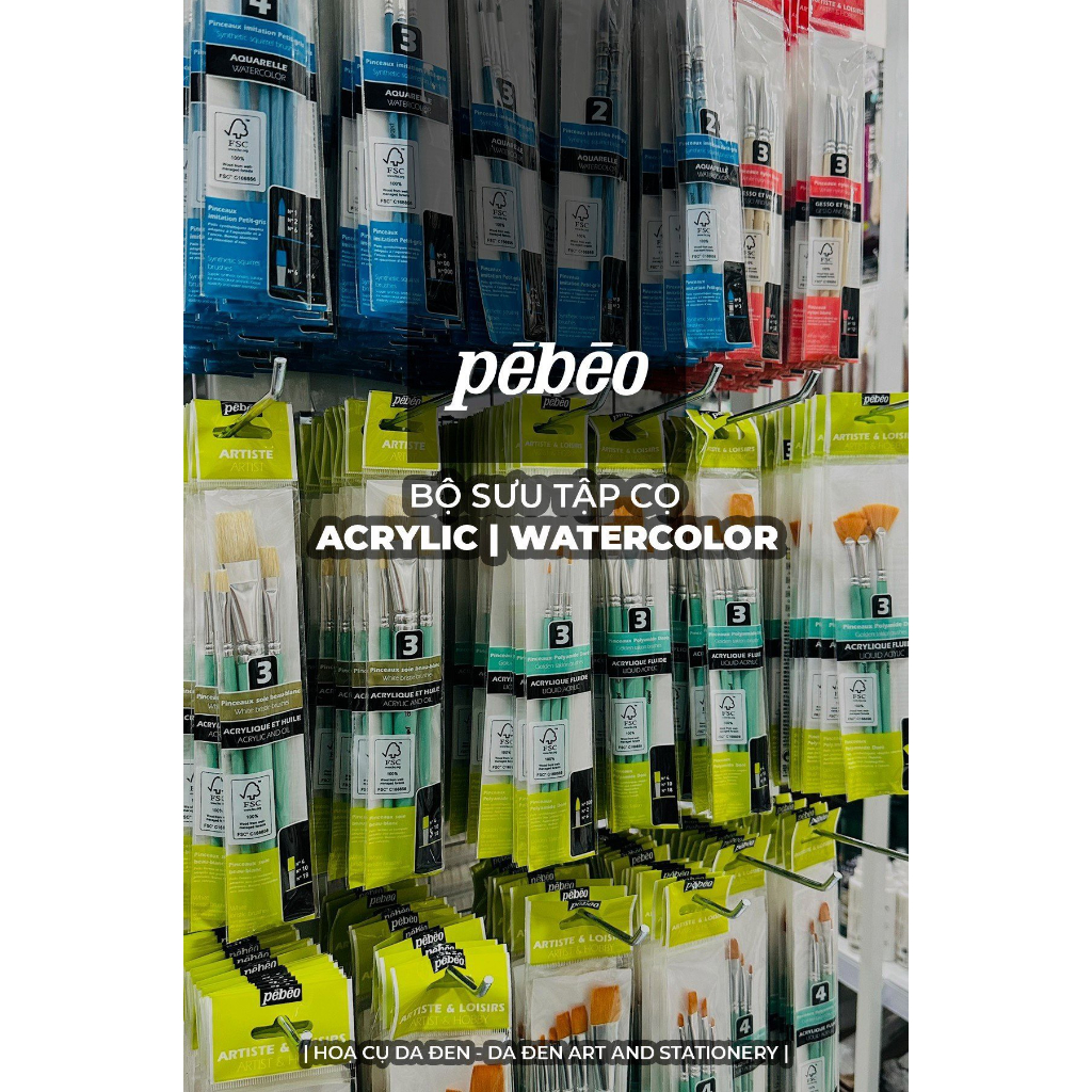 Set Cọ Màu Nước Pebeo Pébéo