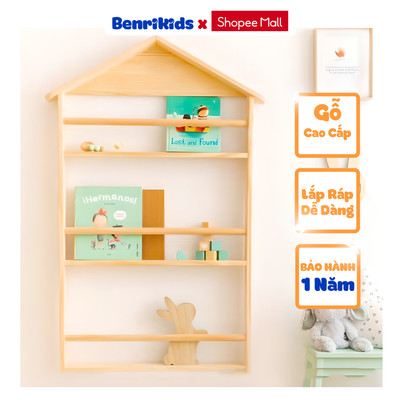 Kệ Để Đồ Chơi Cho Bé Montessori Bằng Gỗ Kích Thước Lớn Trang Trí Phòng Cho Bé Hàng Việt Nam