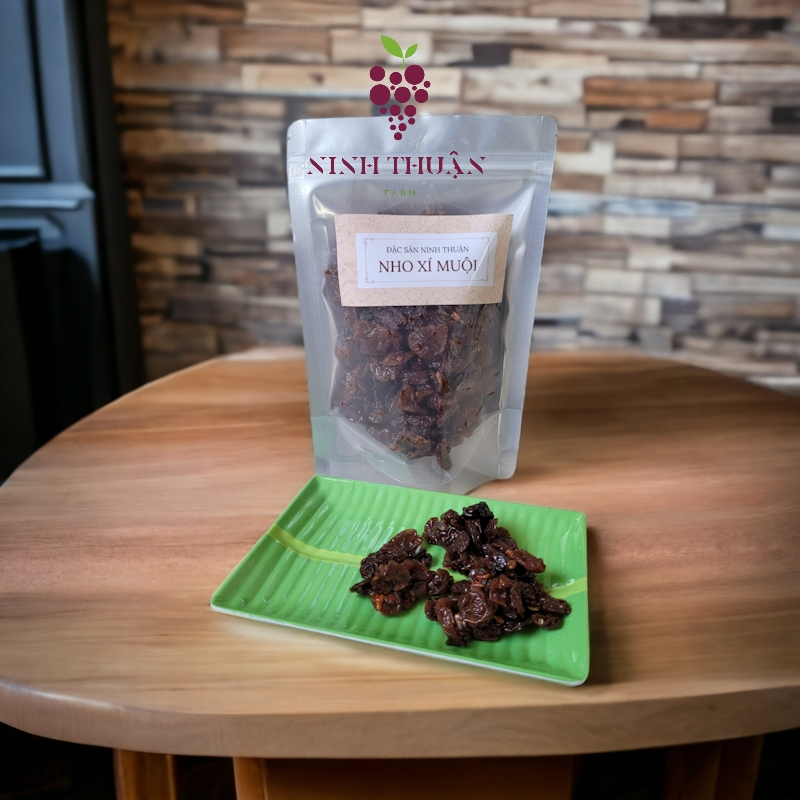 Nho Xí Muội Ninh Thuận túi zip ăn liền