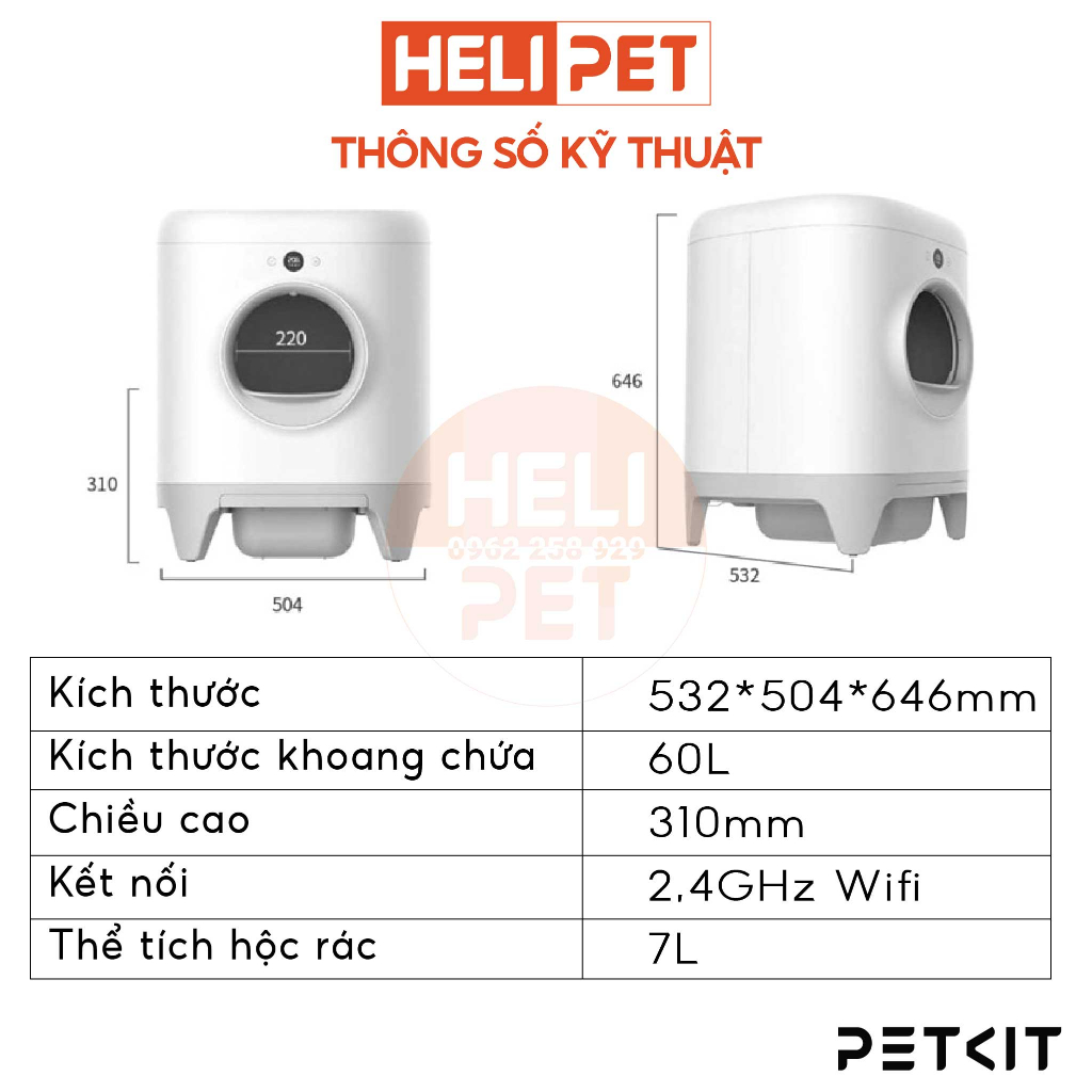 [NEW 2024] Máy Dọn Phân Mèo Tự Động PETKIT Pura X Nhà Vệ Sinh Tự Động Cho Mèo Cao Cấp