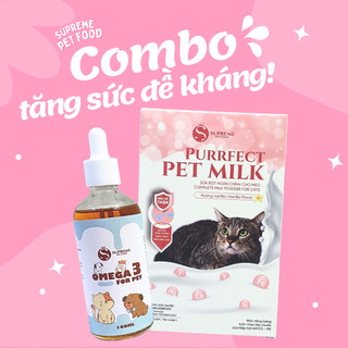 Combo tăng sức đề kháng cho mèo