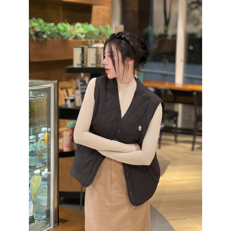 Áo gile phao BeeMon chần bông siêu nhẹ