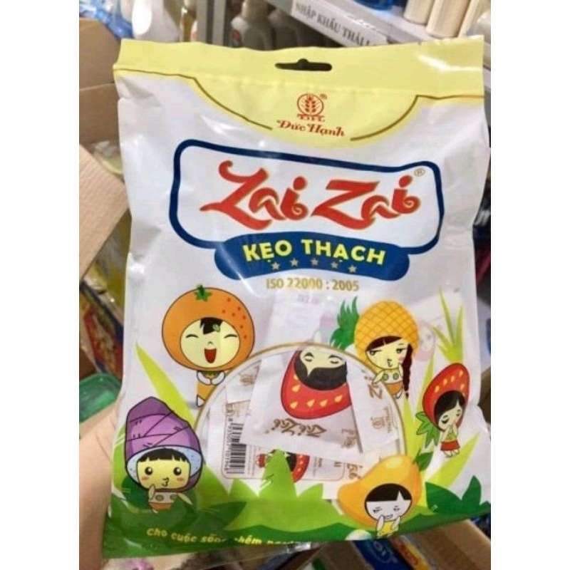 THẠCH ZAI ZAI LOẠI MỚI DẠNG DÀI GÓI 320G, 400G