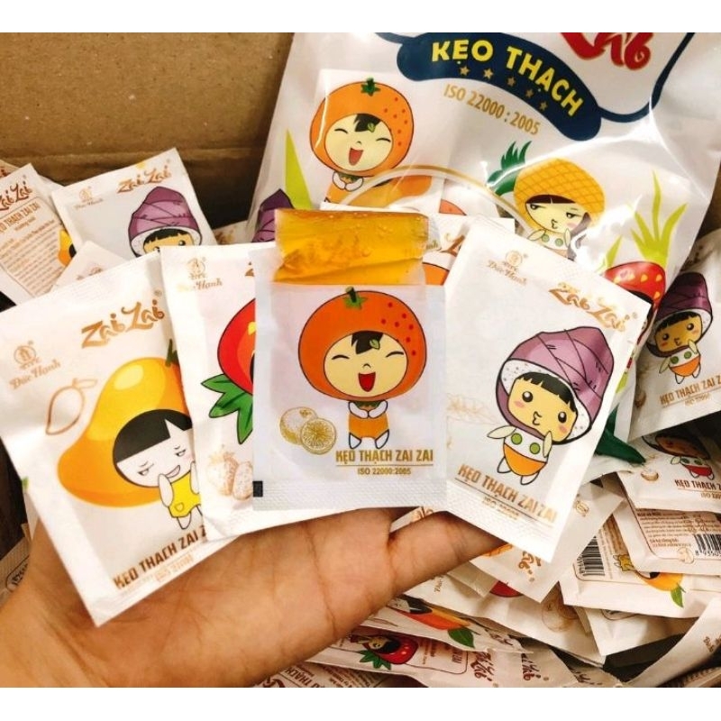 THẠCH ZAI ZAI LOẠI MỚI DẠNG DÀI GÓI 320G, 400G