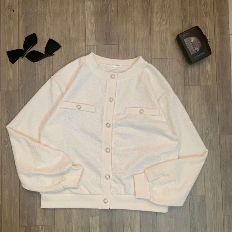 ÁO CARDIGAN XUẤT NHẬT VẢI TWEED
