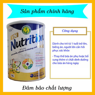 Sữa VN Nutrition Gold lon 900g - Bổ sung Acid amin, Vitamin và khoáng chất