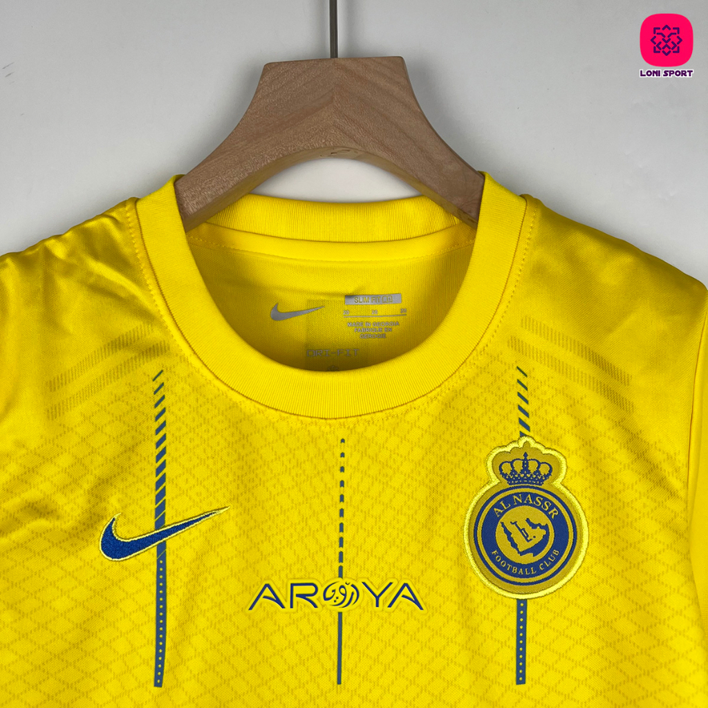 Bộ bóng đá trẻ em CLB Al-Nassr sân nhà 23/24 - hàng Thái Lan