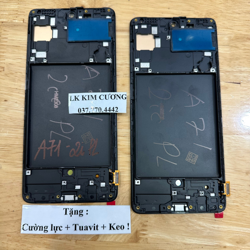 Màn hình tương thích ĐT SS A71 - 2IC liền khung - PHÔI LỚN