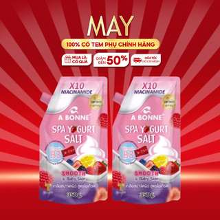 Combo 2 Muối Tắm Sữa Chua A Bonne Tẩy Tế Bào Chết Spa Yogurt Salt Thái Lan 350g