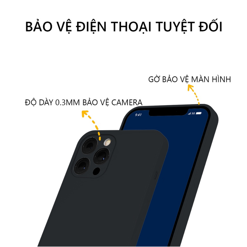 Ốp IPHONE 6/6S-IPHONE 6/6S PLUS-IPHONE 7/8-IPHONE 7 PLUS/ 8 PLUS-IPHONE SE 2020 VIỀN VUÔNG, CẠNH VUÔNG BẢO VỆ CAMERA