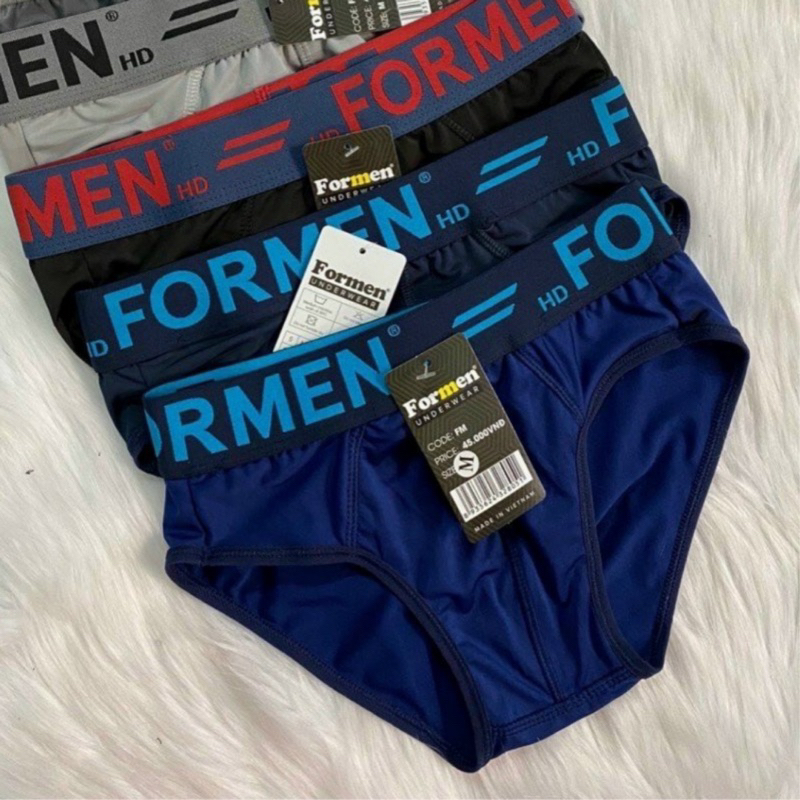 COMBO 10 Quần Lót Nam FORMEN Bảng Lưng Lớn, Thun Lạnh, Co Giãn Bốn Chiều Thấm Hút Mồ Hôi Cực Kì Thoáng Mát