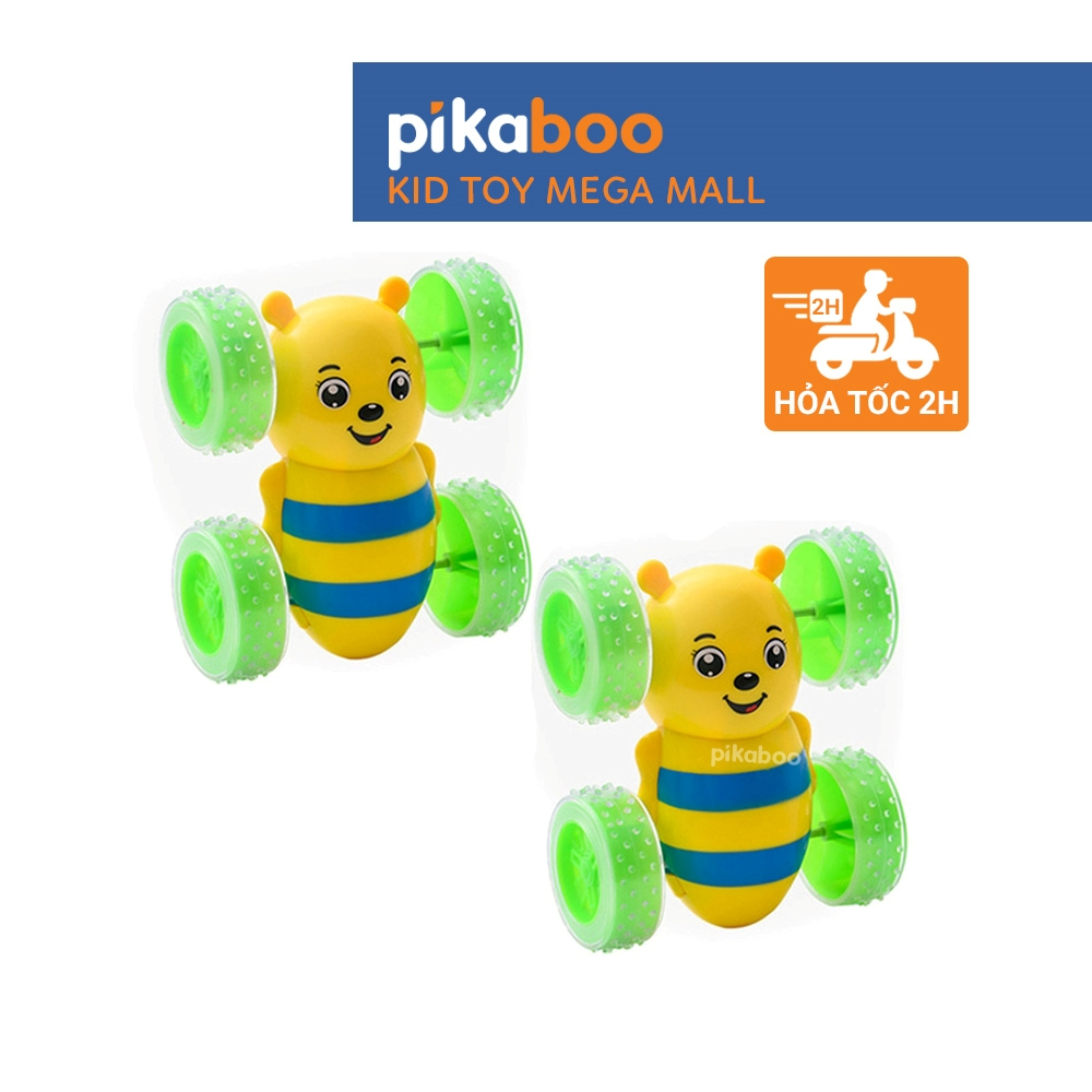Đồ chơi xúc xắc ô tô con ong cao cấp Pikaboo, kiểu dáng ngộ nghĩnh, chất liệu nhựa an toàn
