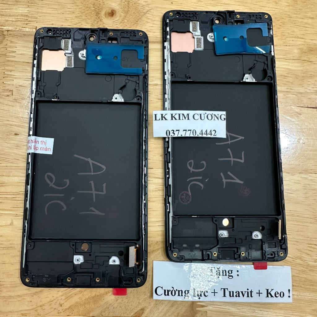 Màn hình tương thích samsung A71 - OLed PHÔI NHỎ