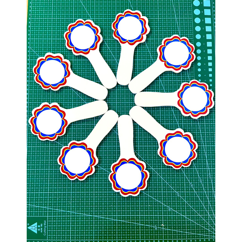 Thẻ Đáp Án ABCD Đ S Mếu Cười có cán siêu bền 2 mặt