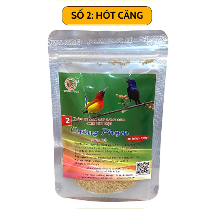 Cám chim hút mật Cường Phạm gói 100g số 0,1,2