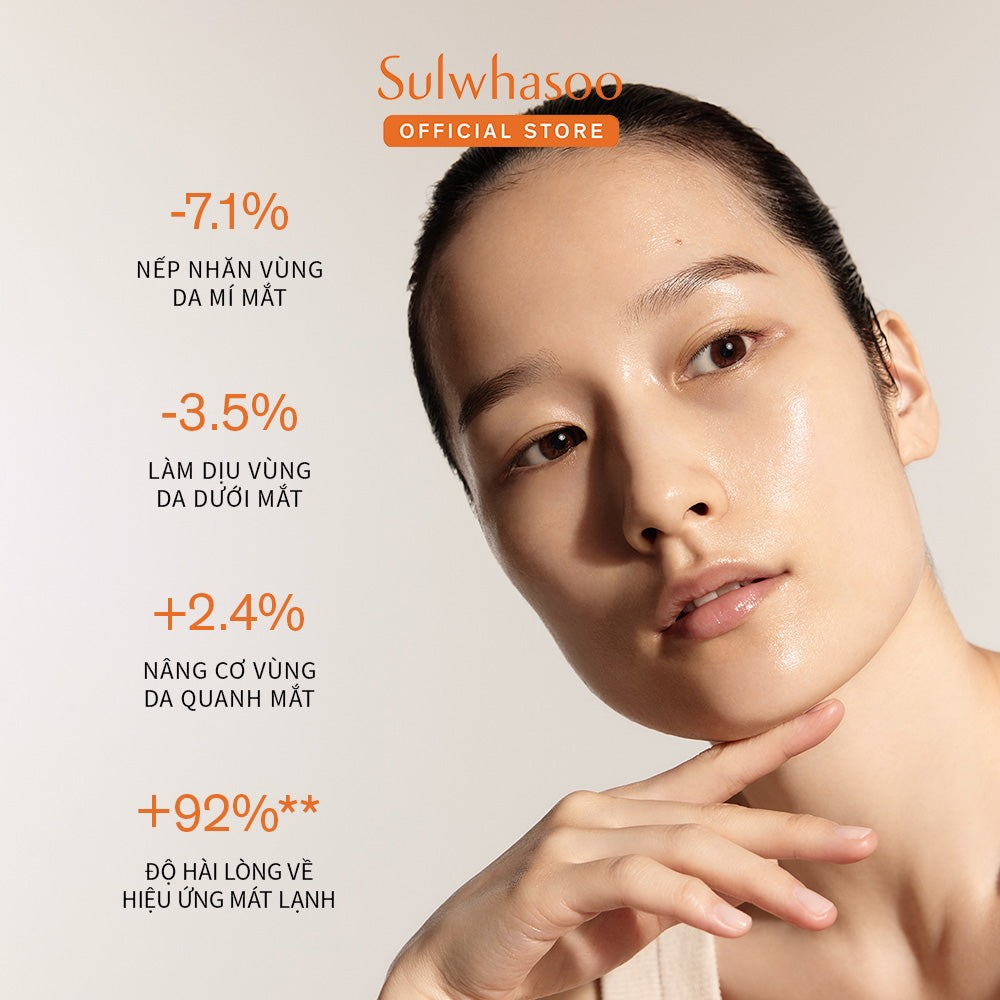 Tuýp Kem mắt Sulwhasoo nhân sâm vàng chống lão hóa - Sulwhasoo Concentrated Ginseng Renewing Eye Cream