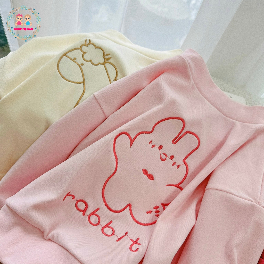 Bộ Thu Đông Bé Gái, Bộ Dài Tay Bé Gái Chất Liệu Vải Zip Lông 2 Mặt Mềm Mịn Đẹp, Kiểu Dáng Dễ Thương