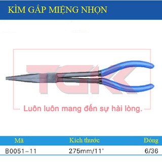 Kìm gắp miệng thẳng 11" B0051 C-MART