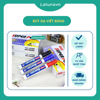 Bút dạ viết bảng Lalunavn - xóa được -Marker Mực xanh/đen/đỏ - 1 chiếc - A17