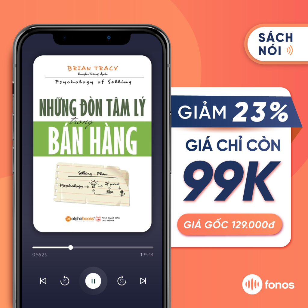 Sách nói Fonos: Những Đòn Tâm Lý Trong Bán Hàng [EVoucher]