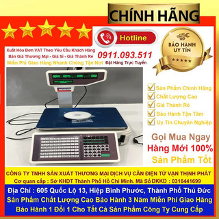 Cân điện tử tính tiền cân siêu thị in tem mã vạch 30 kg jad