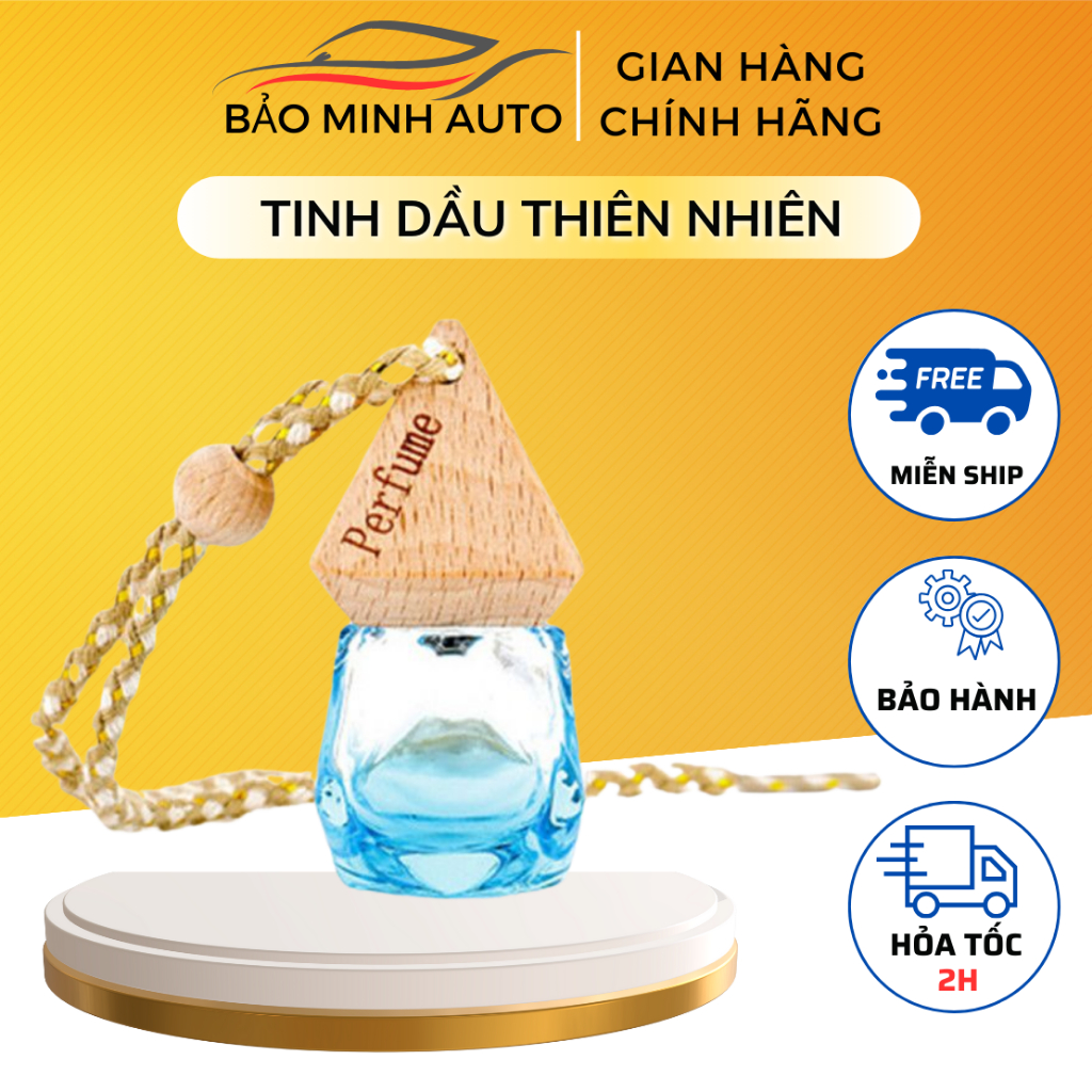 Tinh Dầu Treo Xe Ô Tô Mộc Nhiên, 20 Hương Tự Nhiên, Thơm Mát