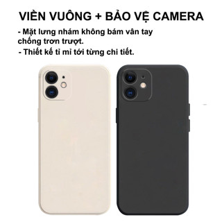 Ốp lưng iphone 11-iphone 11 pro-iphone 11 pro max cạnh vuông,viền vuông,bảo vệ camera siêu rẻ
