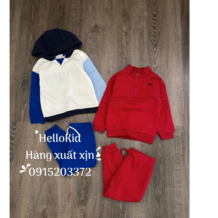 Bộ nỉ size nhí prima cho bé