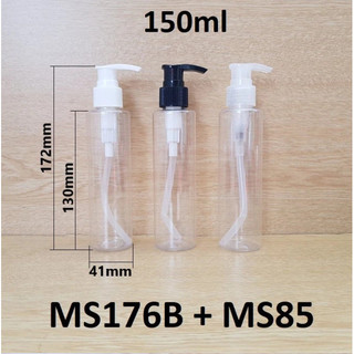 Chai nhựa vai ngang 150ml vòi nhấn