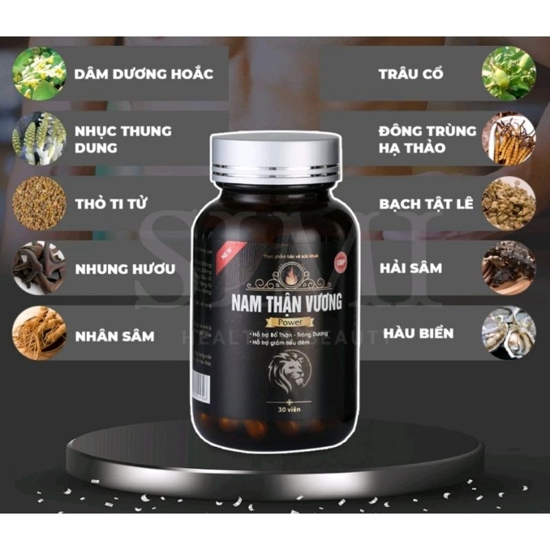 Tăng cường sinh lý nam Nam Thận Vương POWER chống xuất tinh sớm. lọ 30 Viên