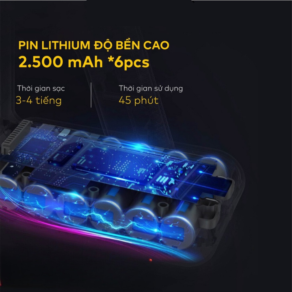 Máy Hút Bụi Cầm Tay Đa Năng Hyperrock P1 Max Pro Công suất 350W, Lực hút 26000PA Có Bình Nước Lau Ướt